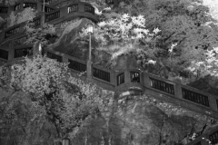 Stairs to Schlossberg with 720nm IR filter