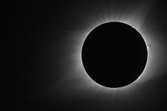 Corona enhanced from HDR in BW