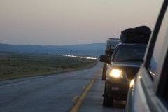 Traffic after the solar eclipse event