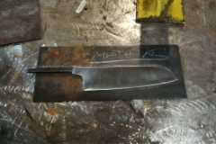 after grinding - already looks like a knife :-)