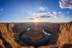 Sunset above Horseshoe Bent