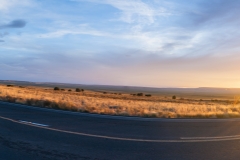 Sunset in the prairie