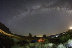 Milky Way above Monument Valley
