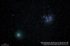 2018-12-15 46P Wirtanen und M45 - Gaberl 42x90s 25%