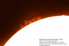 2020-11-29-1323-Prominences-of-Sunspot-region-12783-wavelet-level-colorized-label-50