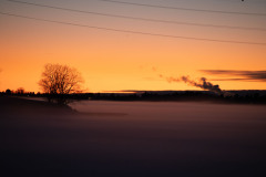 Sunset at Seurasaarenselka Helsinki