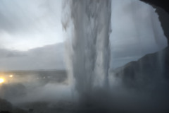 From behind Seljalandsfoss