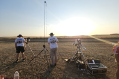 Working to get all the cameras ready...