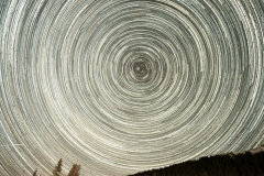 Startrails at Weinebene, 2015-02-11