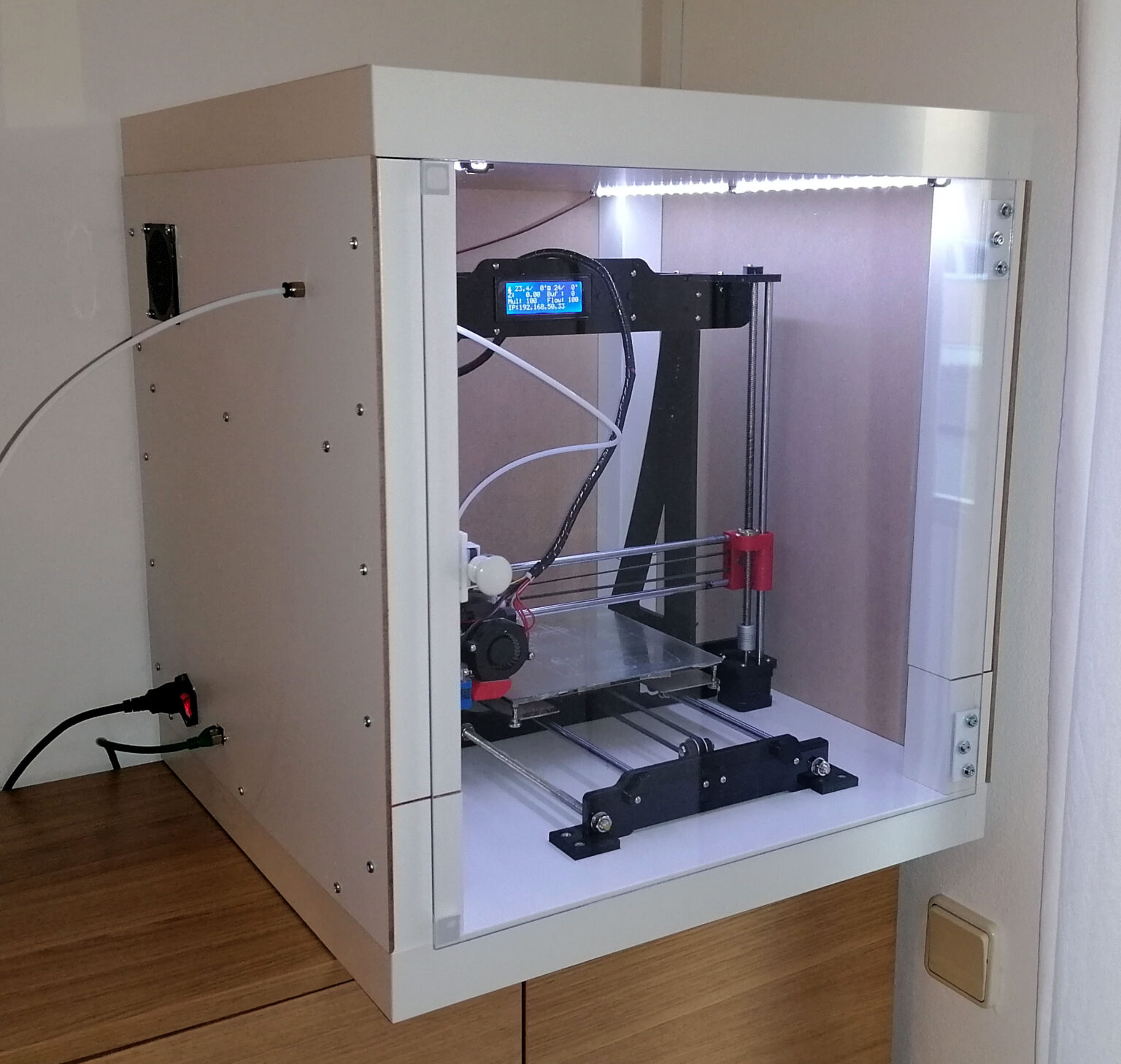 3D printer enclosure made of IKEA LACK tables – MatP's view of the world